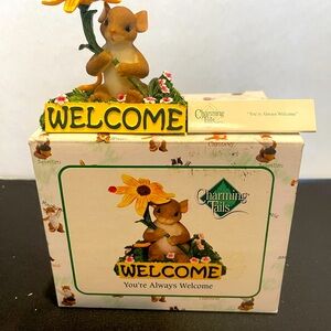 Charming Tails You’re Always Welcome Figurine Fitz & Floyd